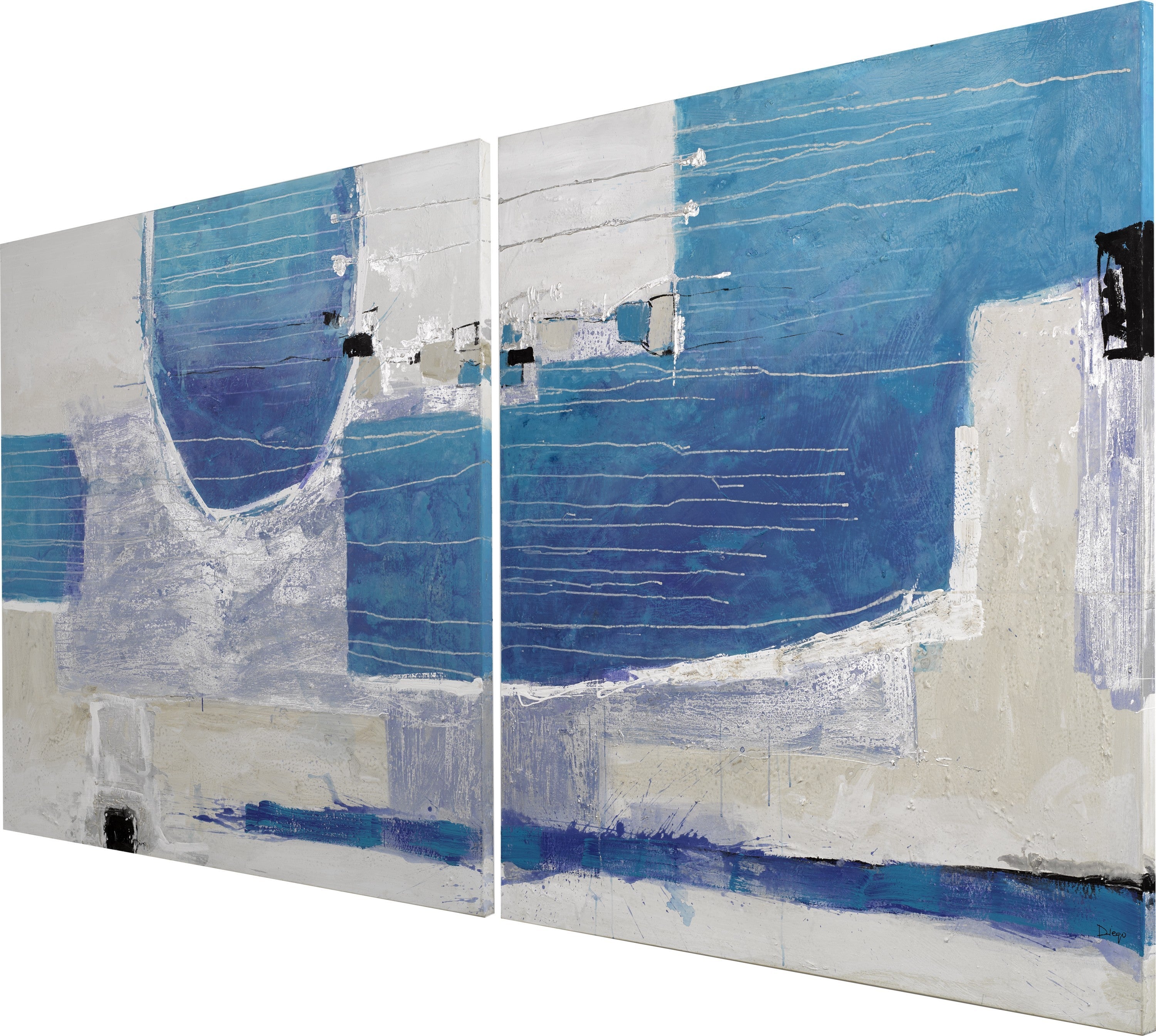 Antillas Diptych — Diego Serra, sztuka nowoczesna, widok 2