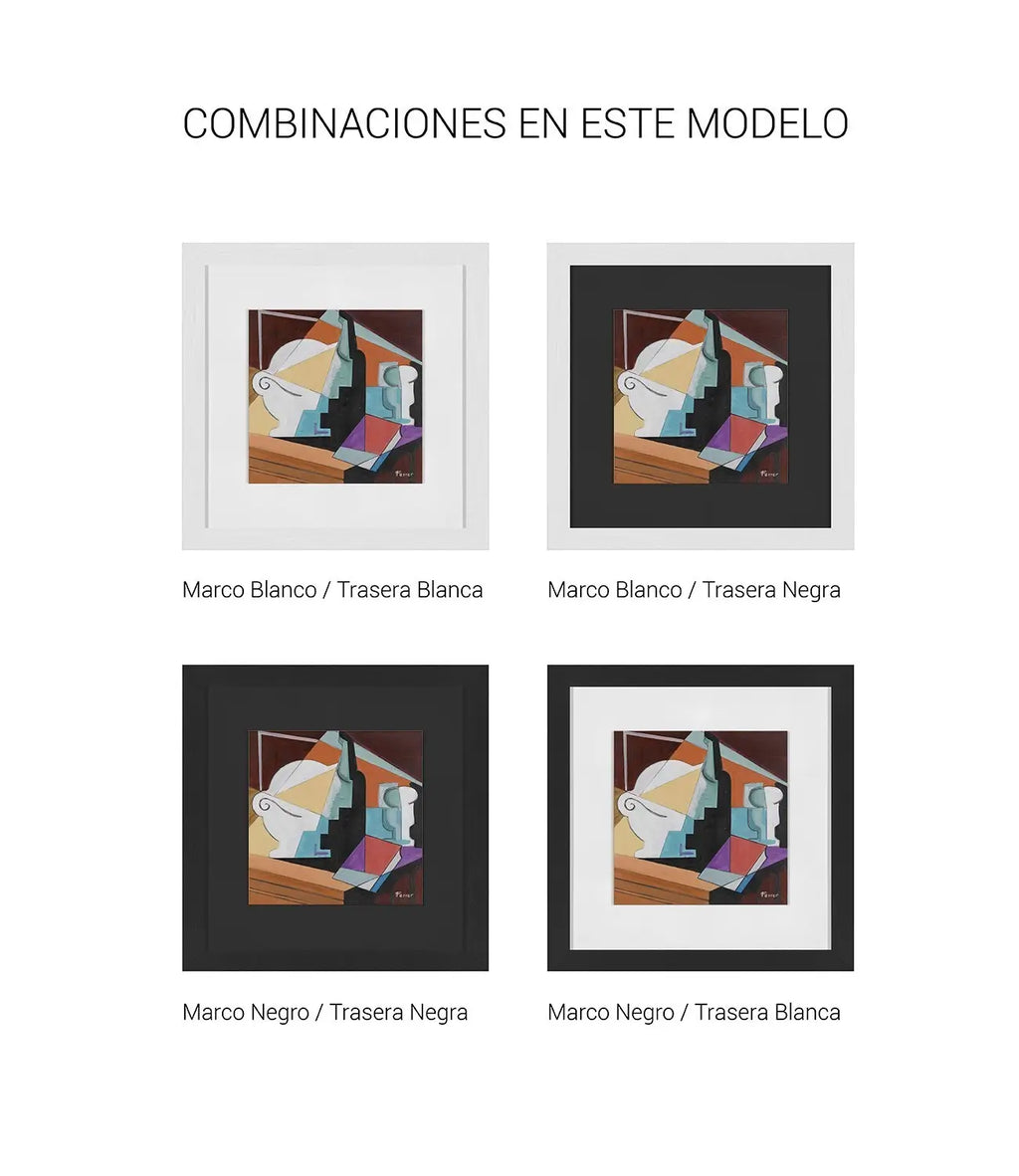 Bodegón Cubista 01 — Emilio Ferrer, sztuka nowoczesna, widok 3