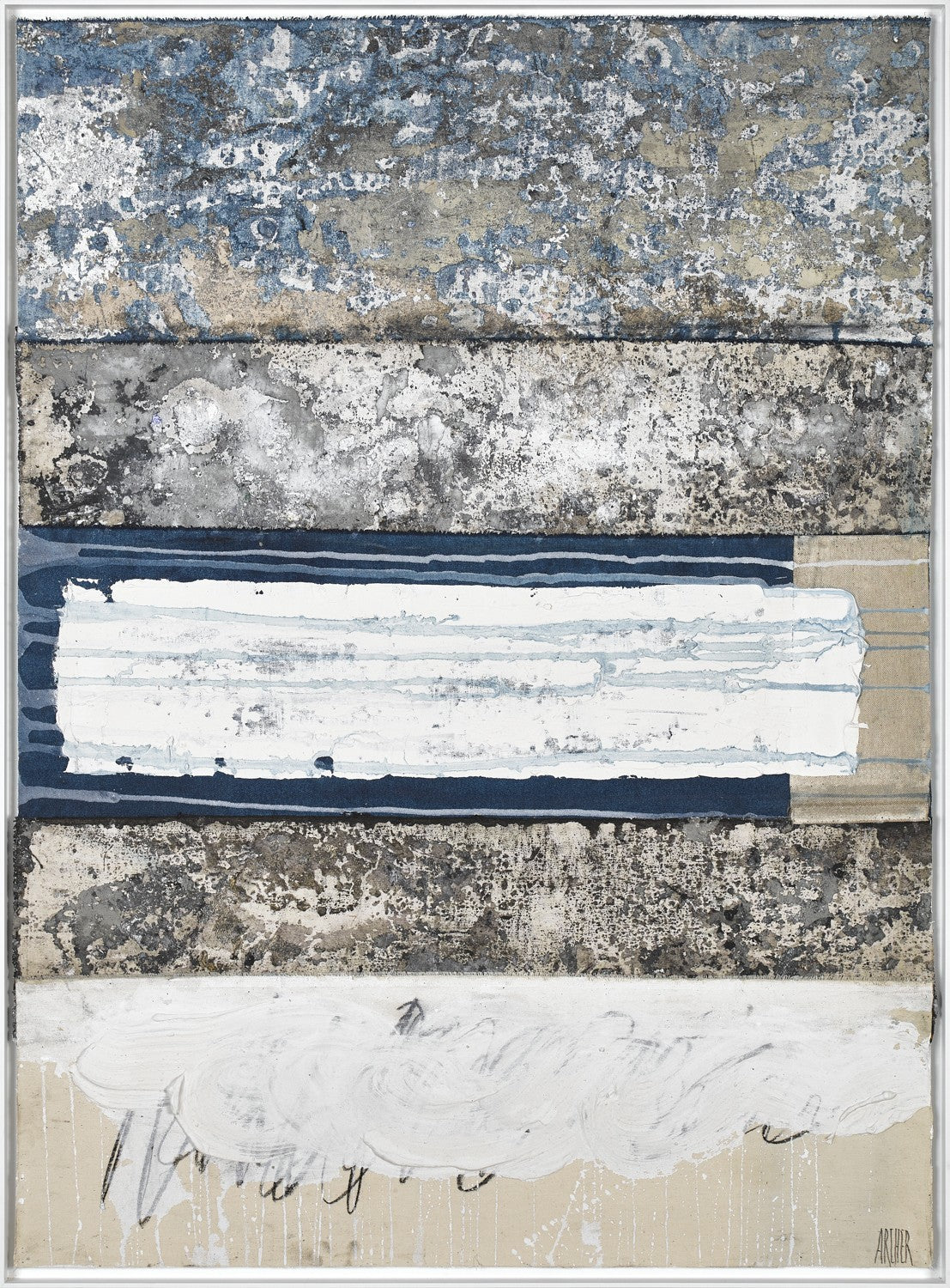 Cannes Bleu II — Robert Archer, abstrakcyjne wspomnienie miejsca, widok 1