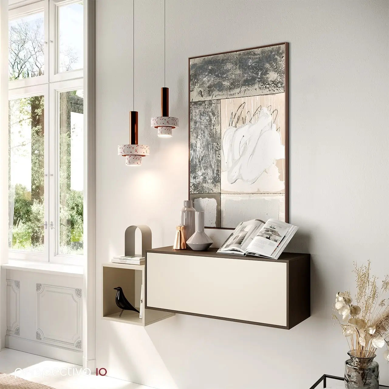 Cannes Grey I — Robert Archer, sztuka nowoczesna, widok 3