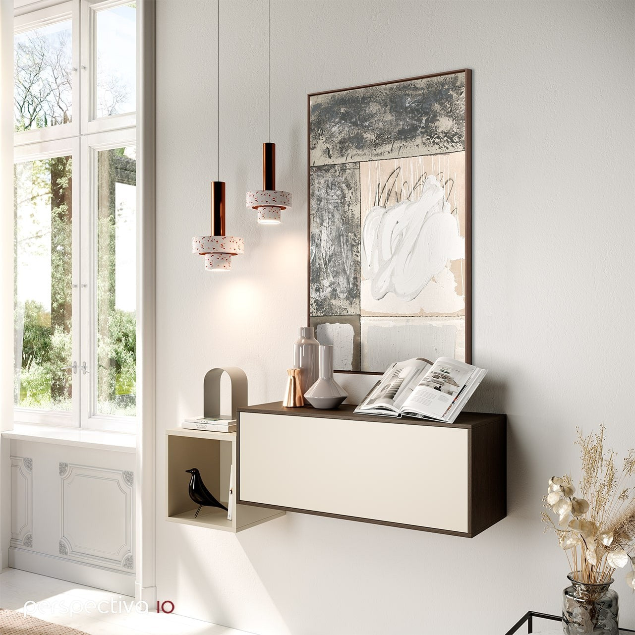 Cannes Grey I — Robert Archer, abstrakcyjne wspomnienie miejsca, widok 3