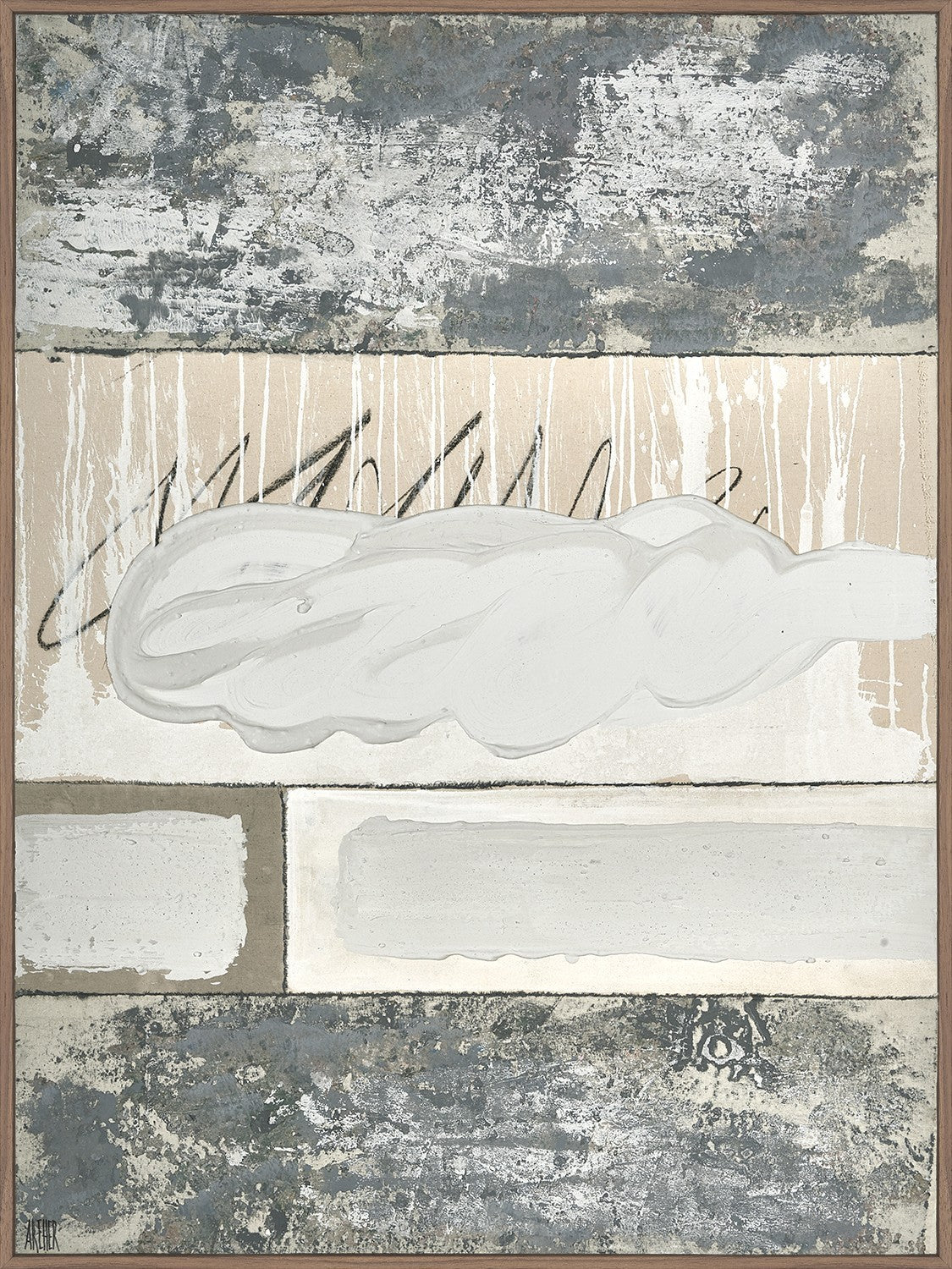Cannes Grey II — Robert Archer, abstrakcyjne wspomnienie miejsca, widok 1