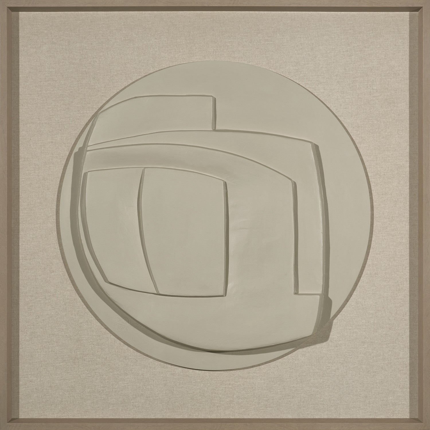 Esquisto 01 Circular Gris — Xelo Muñoz, abstrakcja współczesna, widok 1