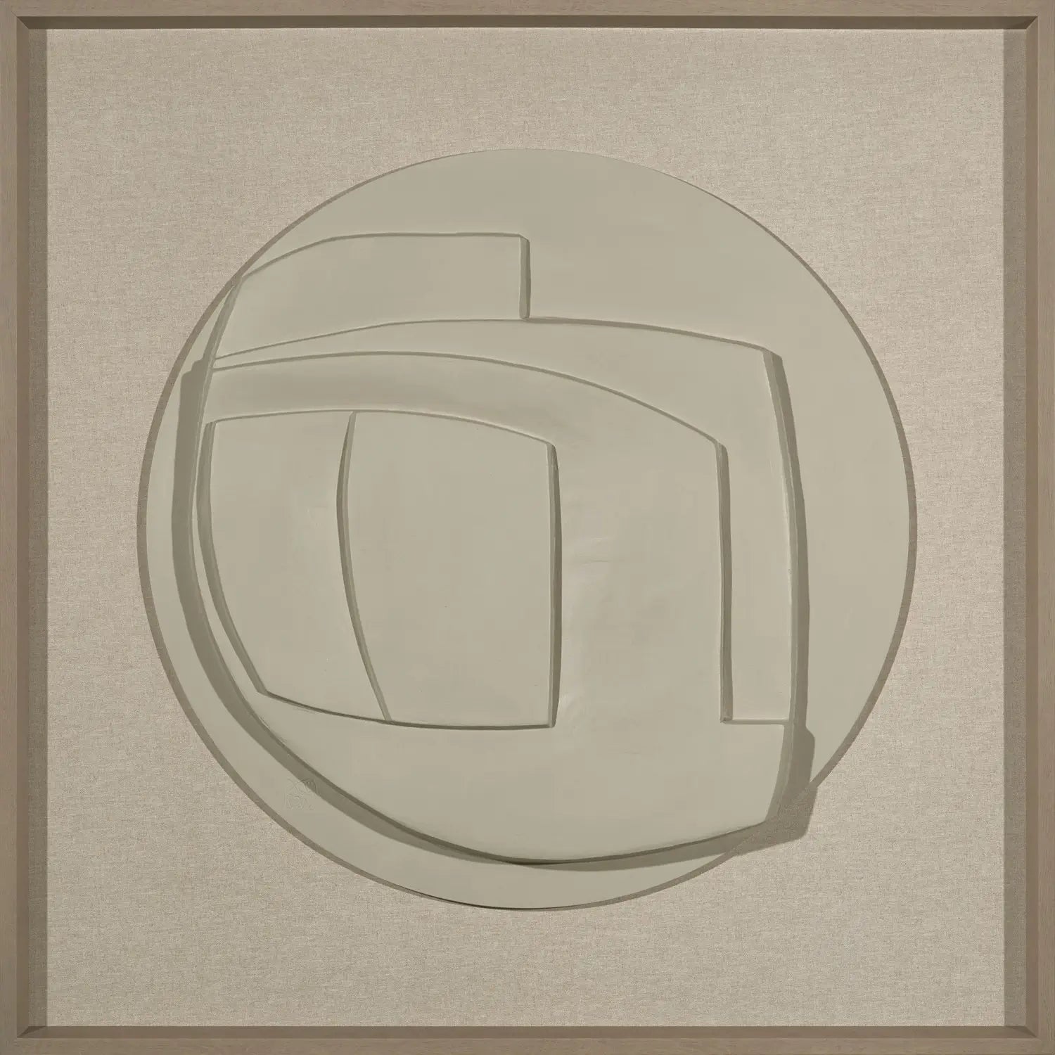 Esquisto 01 Circular Gris — Xelo Muñoz, sztuka nowoczesna, widok 1