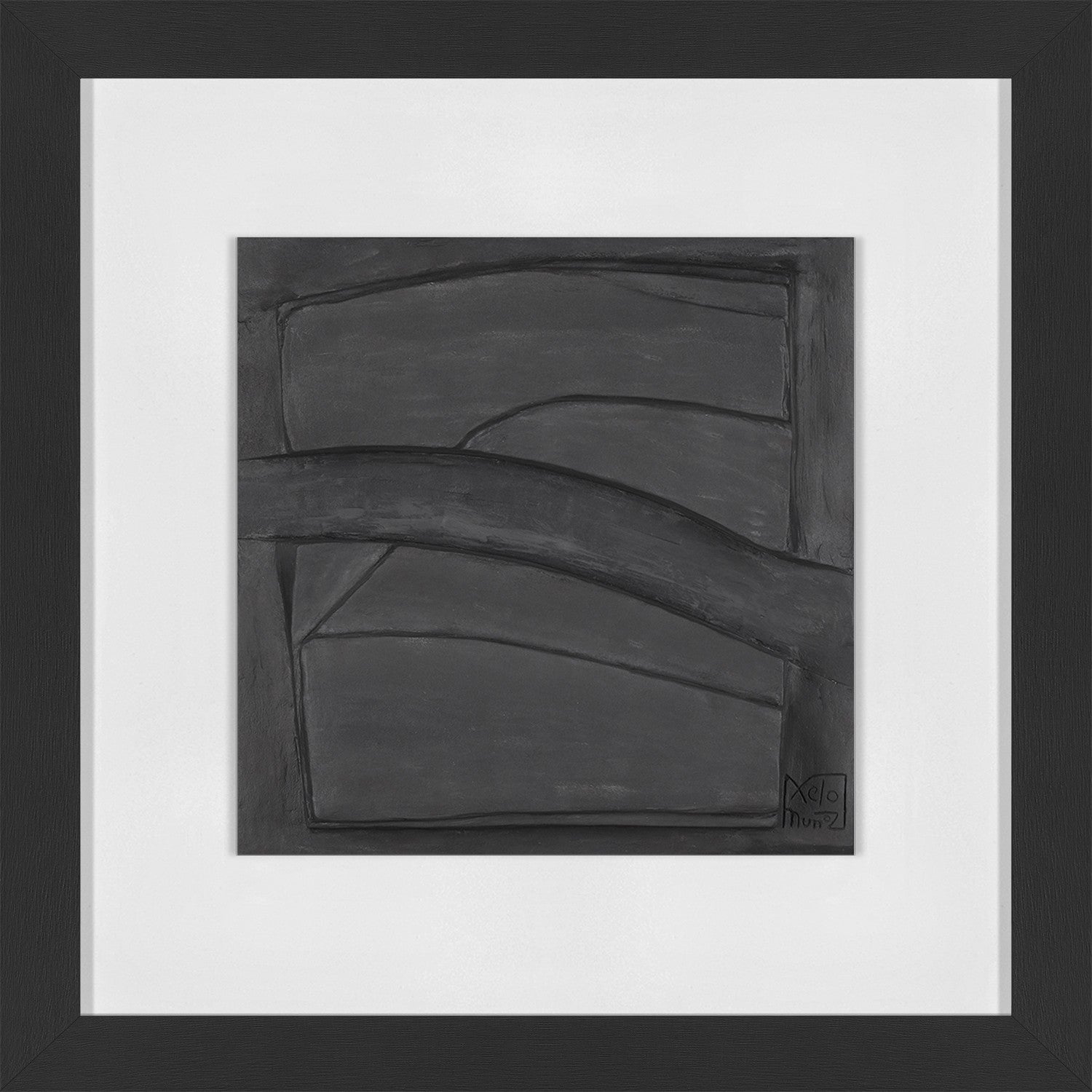 Esquisto 022 Negro — Xelo Muñoz, sztuka współczesna, widok 1