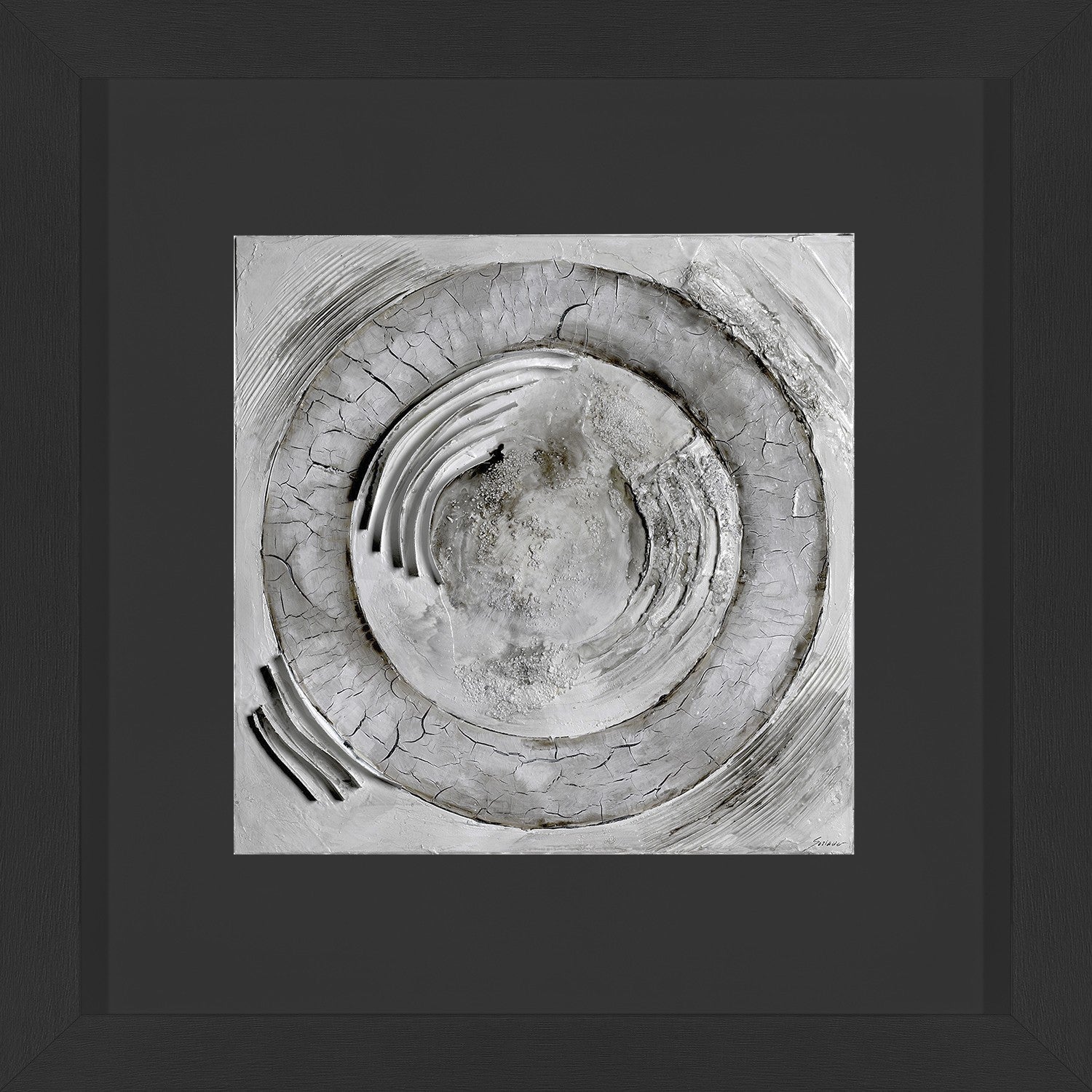Etna Open-pore Black Frame — Vicente Soriano, sztuka współczesna, widok 1