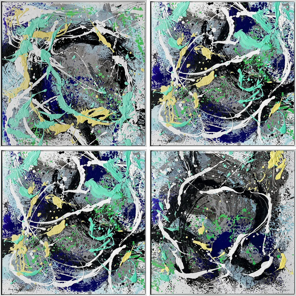Materia Polyptych (4 Pieces) — Emilio Ferrer, sztuka nowoczesna, widok 1