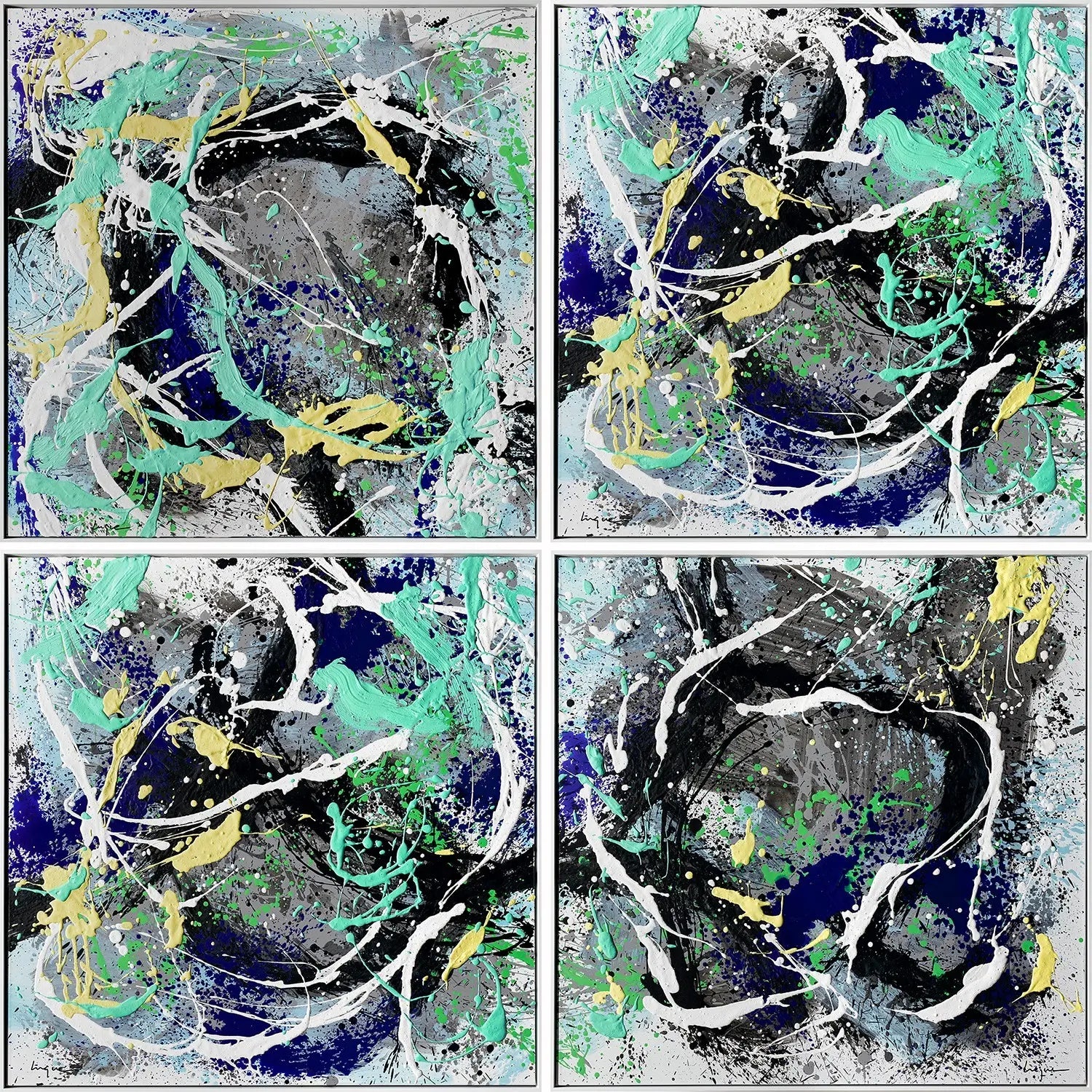 Materia Polyptych (4 Pieces) — Emilio Ferrer, sztuka nowoczesna, widok 1