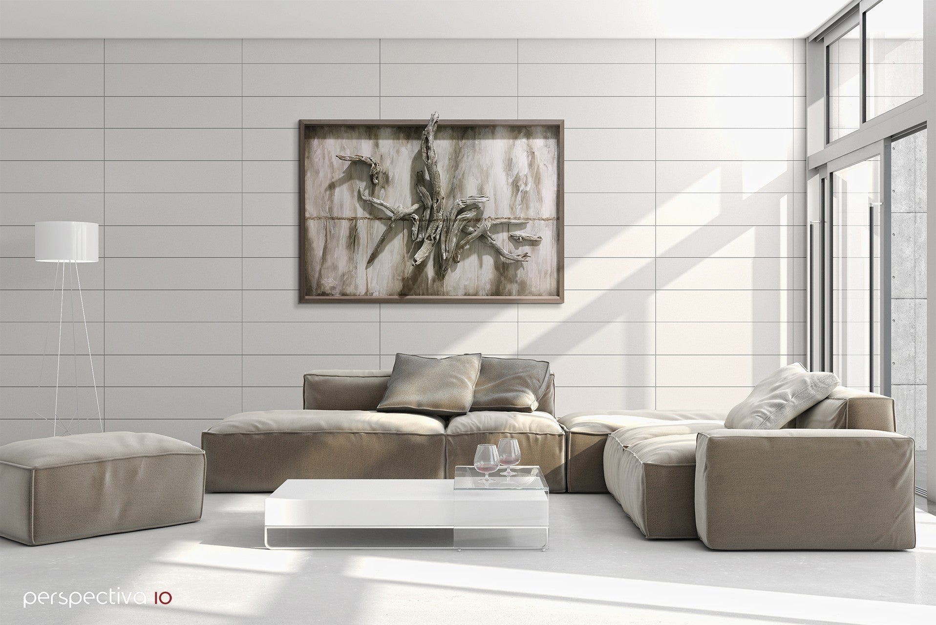 Urban Nature Bianco (Last unit) — David Siver, sztuka nowoczesna, widok 3