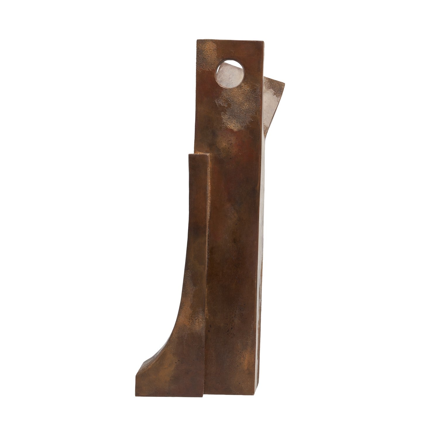 Viento Escultura XL Óxido Cobre — Xelo Muñoz, organiczne inspiracje naturą, widok 5